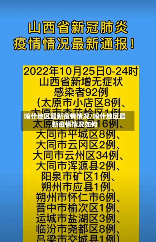 喀什地区最新疫情情况/喀什地区最新疫情情况如何-第1张图片