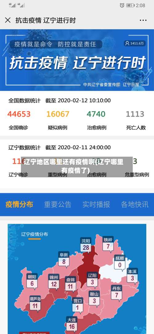 辽宁地区哪里还有疫情啊(辽宁哪里有疫情了)-第1张图片