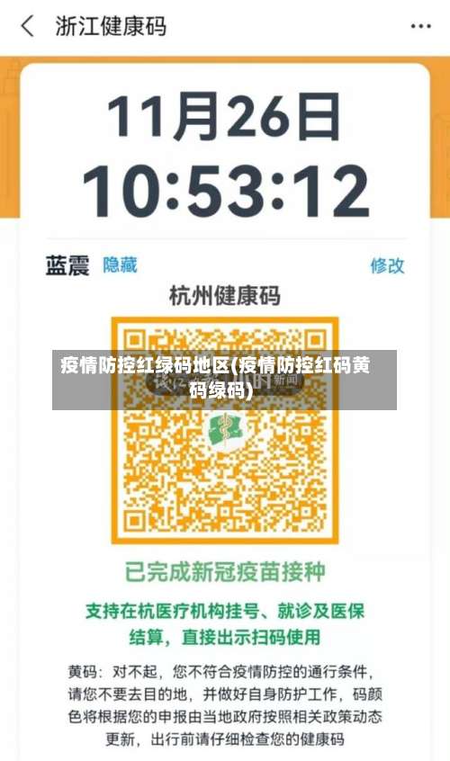 疫情防控红绿码地区(疫情防控红码黄码绿码)-第2张图片